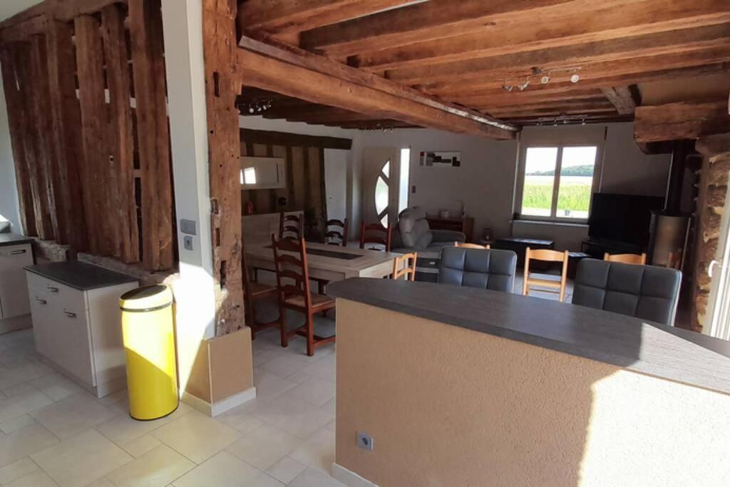 Maison En Colombage Renovee La Fontenelle  Bagian luar foto