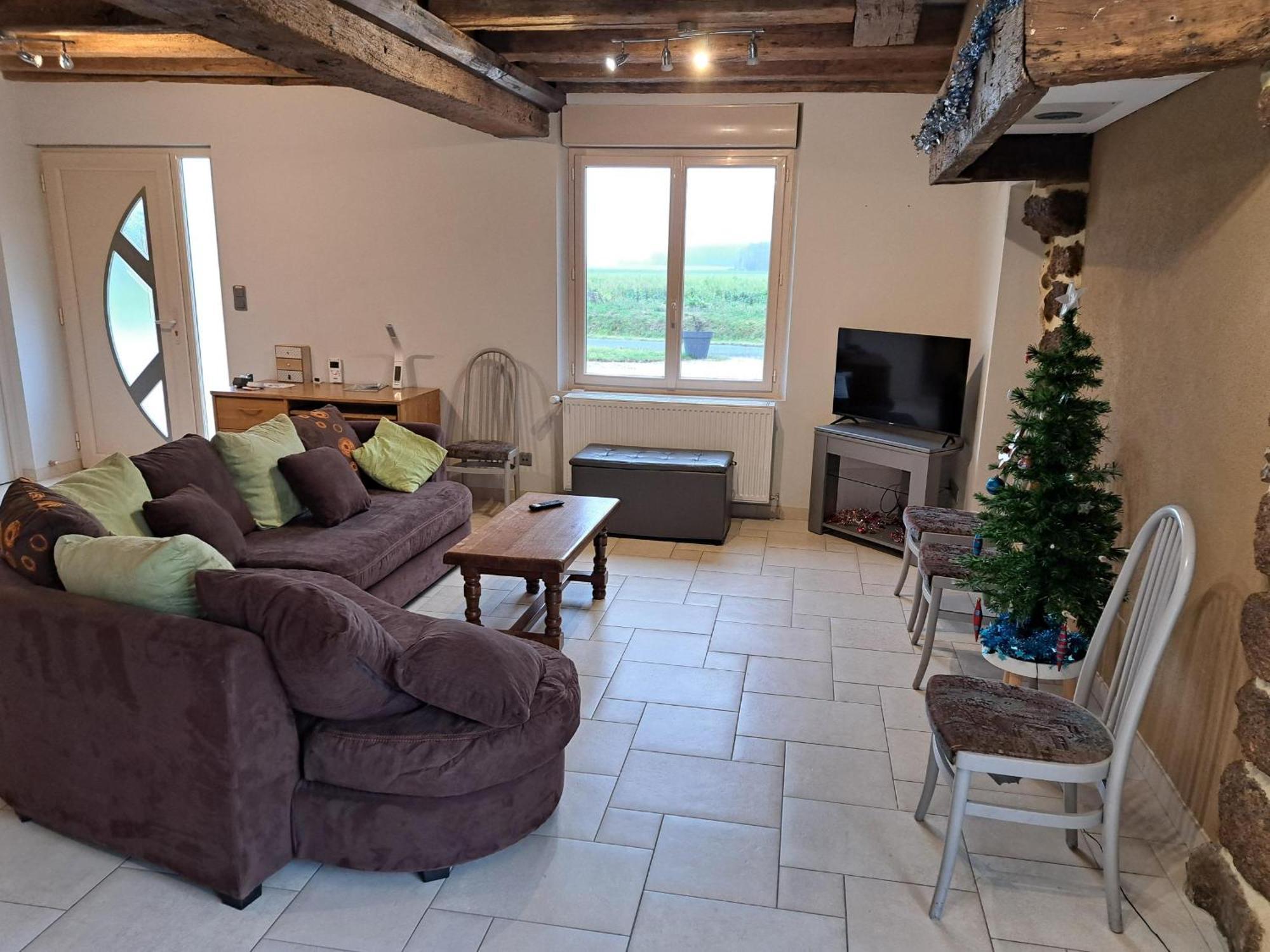 Maison En Colombage Renovee La Fontenelle  Bagian luar foto